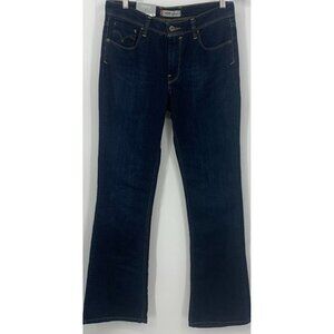 Levi's Denim Jeans Size 30 32 Blue Dark Wash 629 High Waist Bootcut Women New
